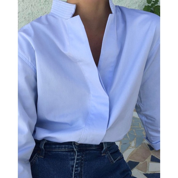 Toteme Tops - Totême The Kenya shirt in Cotton White Size Large